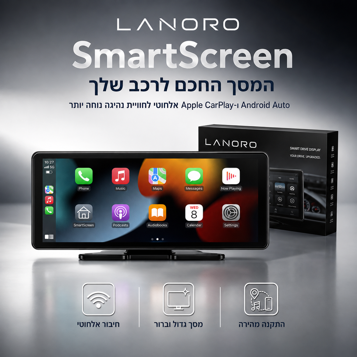 SmartScreen - המסך החדש לרכב שלך