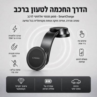 SmartCharge - המחזיק המושלם לטלפון שלך